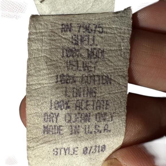 VTG Halston Wool Velvet Hooded Coat Womens SZ 6 Whimsigoth Gothic Elegant - Picture 6 of 9